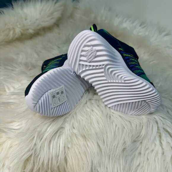 NIB Skechers: Toddler Bounder Zatic Black Blue Lime (Size 5) - Picture 2 of 4